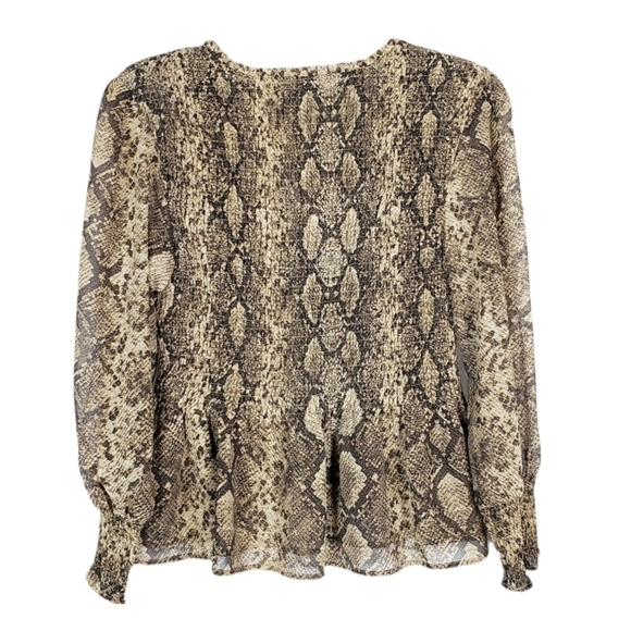 ZARA Veronica blouse in snakeskin - Picture 2 of 6